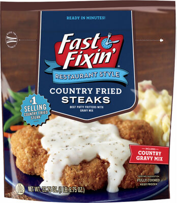 Country fried steaks with country gravy mix - Product