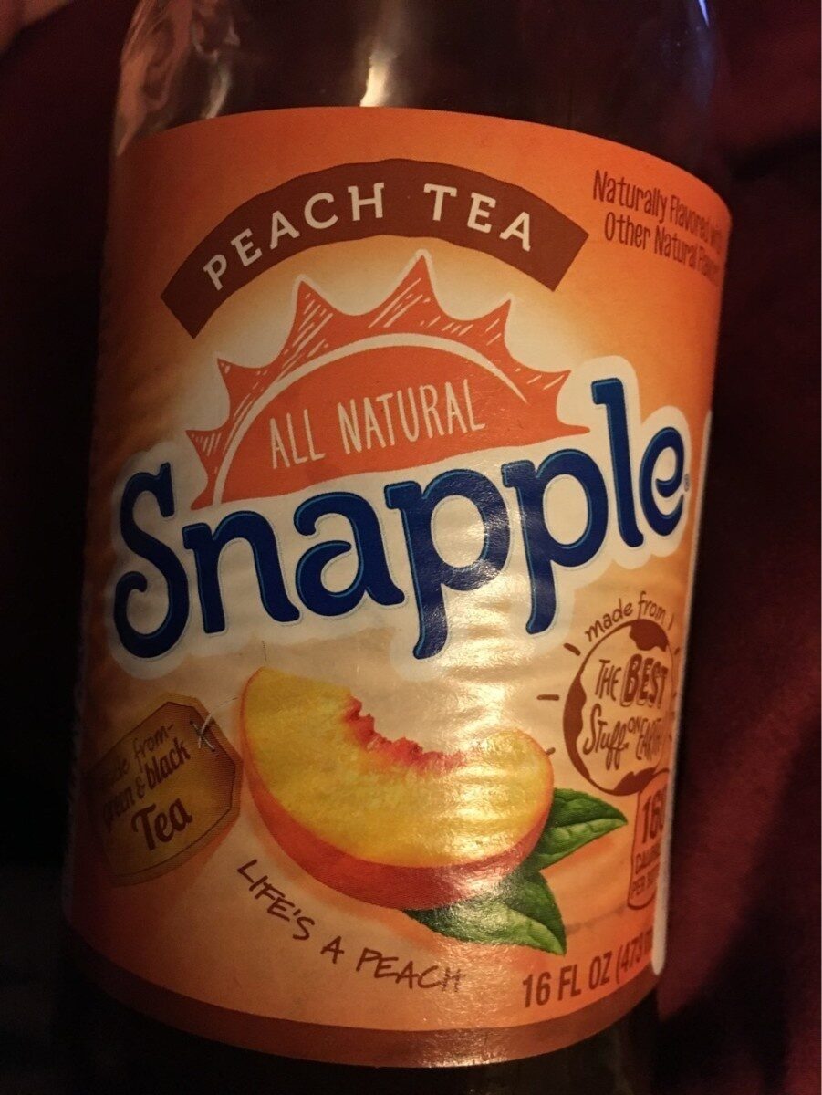 All Natural Tea, Peach - Producto - en