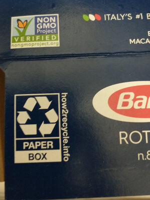 Rotini - Recycling instructions and/or packaging information