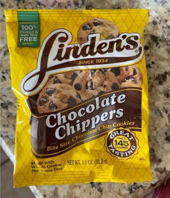 Calories in Linden'S Cookies Chocolate Chipers