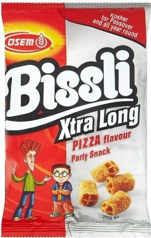 Bissli Xtra Long Pizza Flavour Party Snack - Product - fr