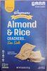 Sea Salt Almond & Rice Crackers - Product