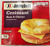 Croissant ham & cheese sandwiches - Product