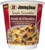 Simple scrambles steak & cheddar with real eggs - Product