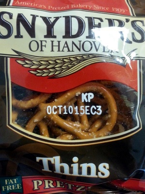 Thins pretzels - Product