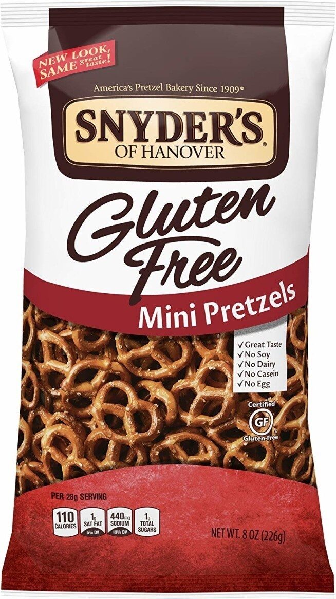 Gluten free mini pretzels - Produkt - en