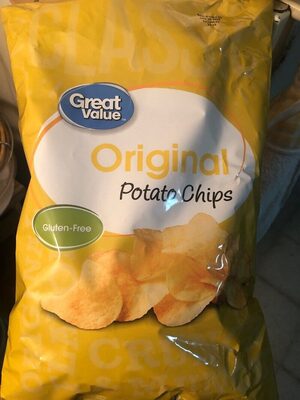 Great value, potato chips, original - Producte - en