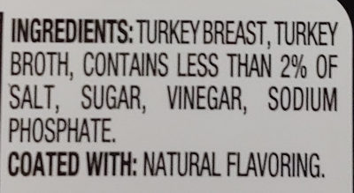 Oven roasted turkey breast - Ingredients
