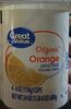Original orange lowfat yogurt - Product