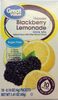 Sugar free low calorie blackberry lemonade drink mix packets - Product