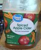 Spiced Apple Cider Not From Concentrate - Product