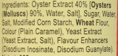 Premium Oyster Sauce - Zutaten - en