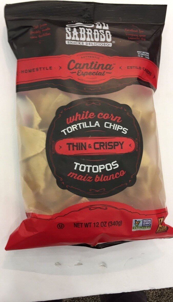 cantina tortilla chips thin and crispy - Product