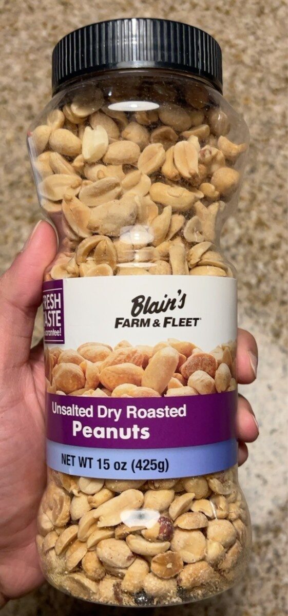 Unsalted dry roasted peanuts - Product
