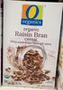 Organic raisin bran cereal - Product