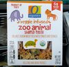 Veggie Infused zoo animal shaped pasta - Produit