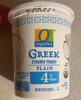 Greek yogurt plain - Producto