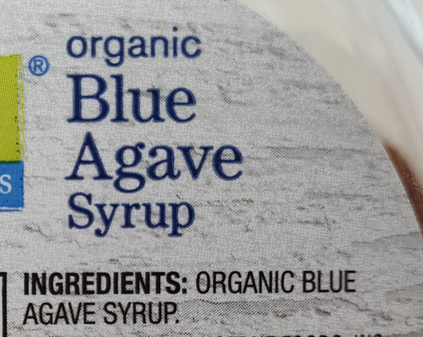 Blue agave syrup - Ingredients