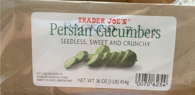 Persian Cucumbers - Product