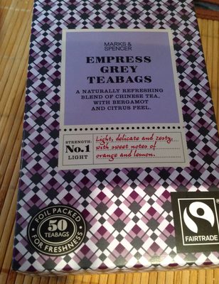 Empress grey teabags - Product - fr