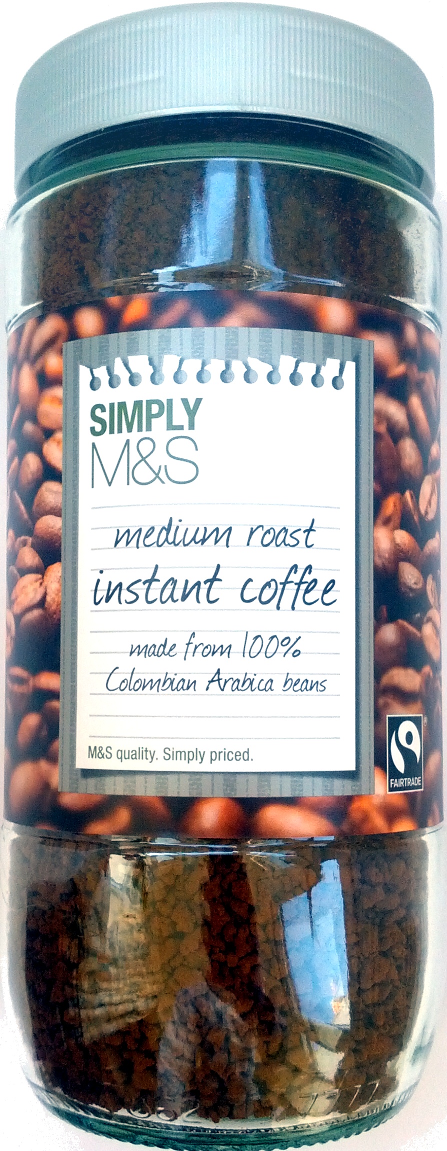 medium roast instant coffee made from 100% colombian arabica beans - Product