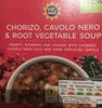 Soupe de legumes racines avec des lentilles du chorizo de porc - Product
