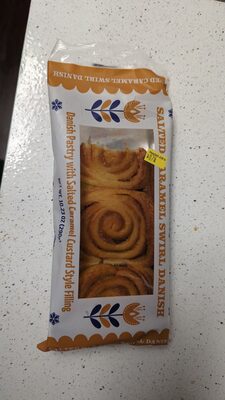 Salted Carmel Swirl Danish