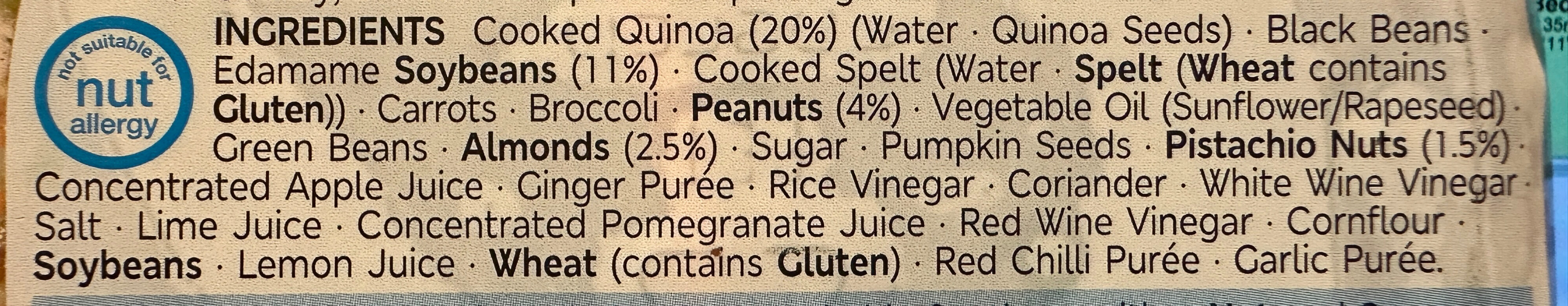 Super Nutty Wholefood - Ingredients