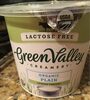Green valley organics, grade a low fat yogurt - Product