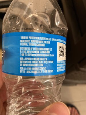 500mL Bottled Water - Ingrédients