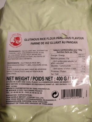 Farine de Riz Gluant au Pandan - Cock Brand - 400 g