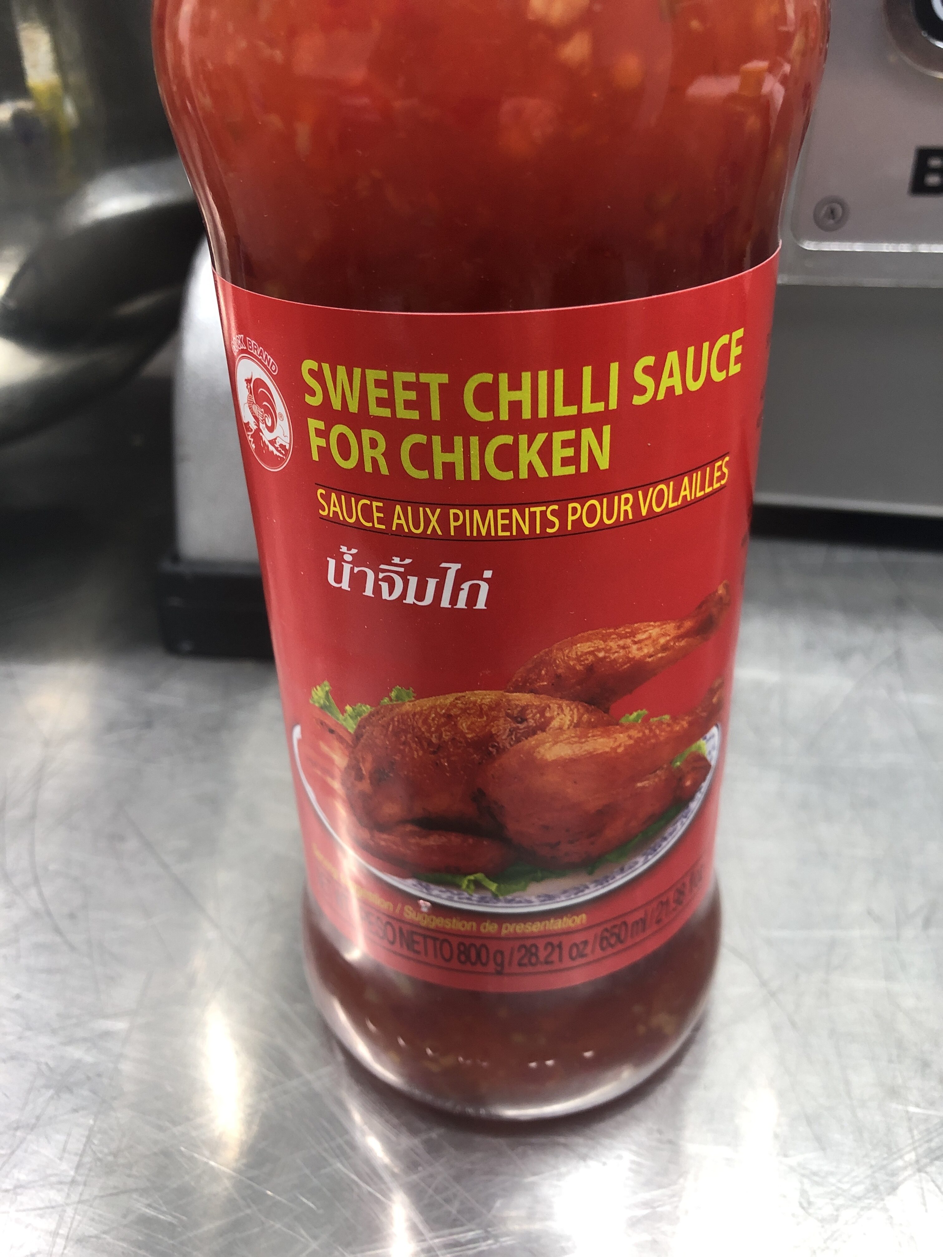 Sweet chili sauce for chicken - Instruction de recyclage et/ou informations d'emballage