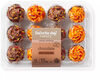 Harvest Chocolate Mini Cupcakes with Orange & Fudge Icing - Product