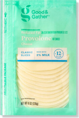 Reduced fat provolone cheese classic slices - Product - en