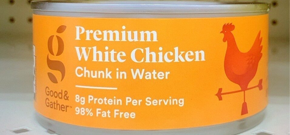 Premium white chicken chunk in water - Product