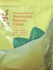 Naturally flavored sweetened banana chips - Product