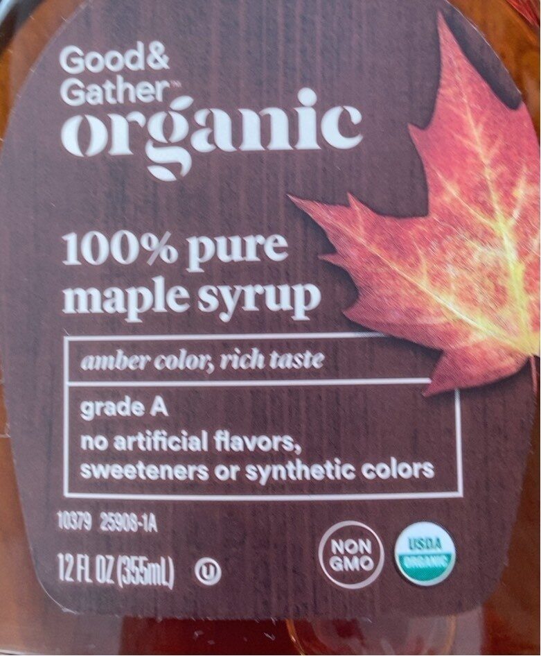 100% pure maple syrup - Producto - en