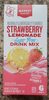 Strawberry lemonade sugar free drink mix - Produkt