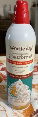 Gingerbread Whipped Dairy Topping