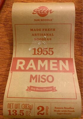 Calories in Sun Noodle Ramen Miso