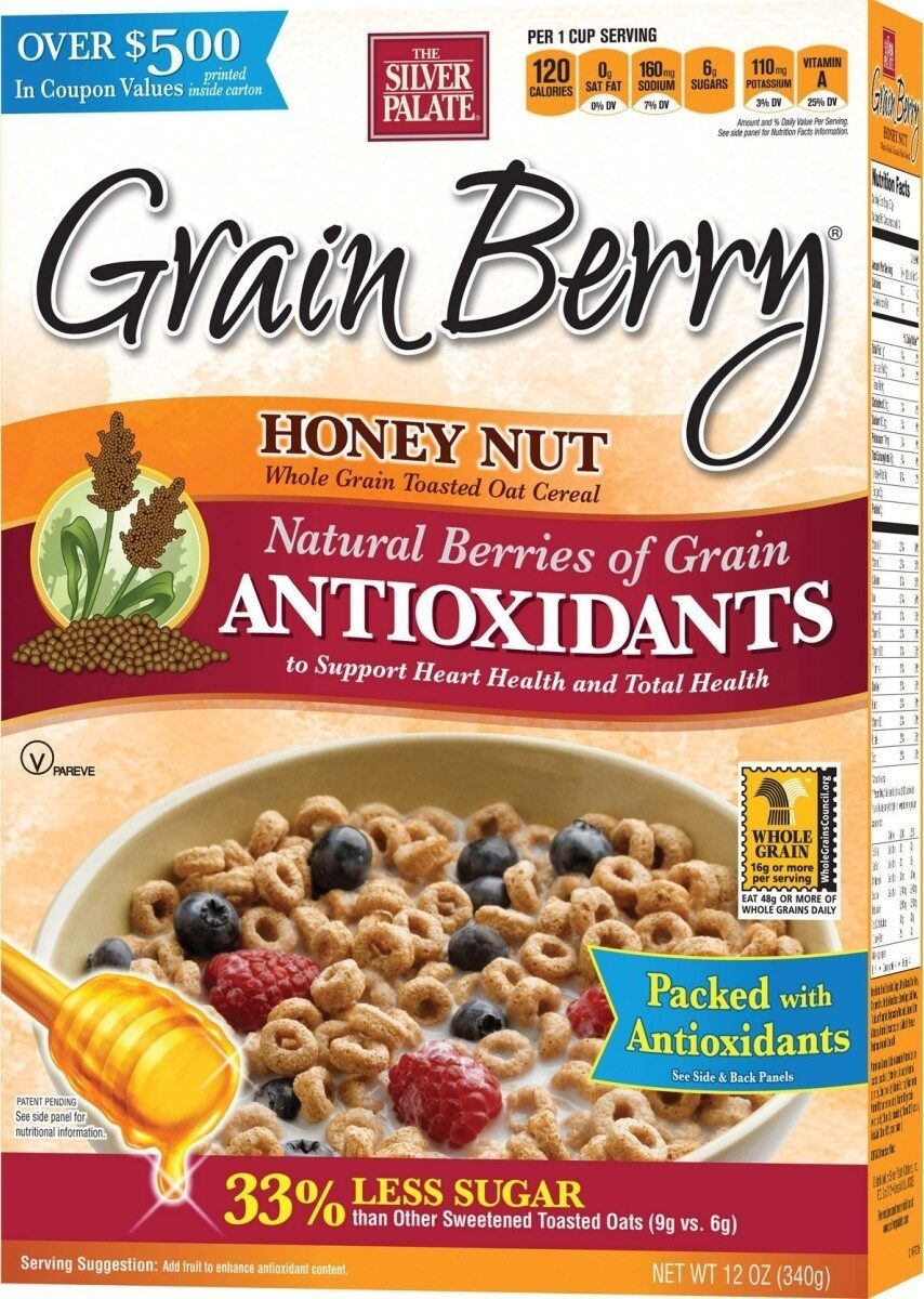 whole grain honey nut toasted oats - نتاج - en