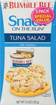 Snack on the run tuna salad with crackers kit - Product