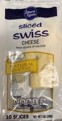 Sliced Swiss Cheese - Product