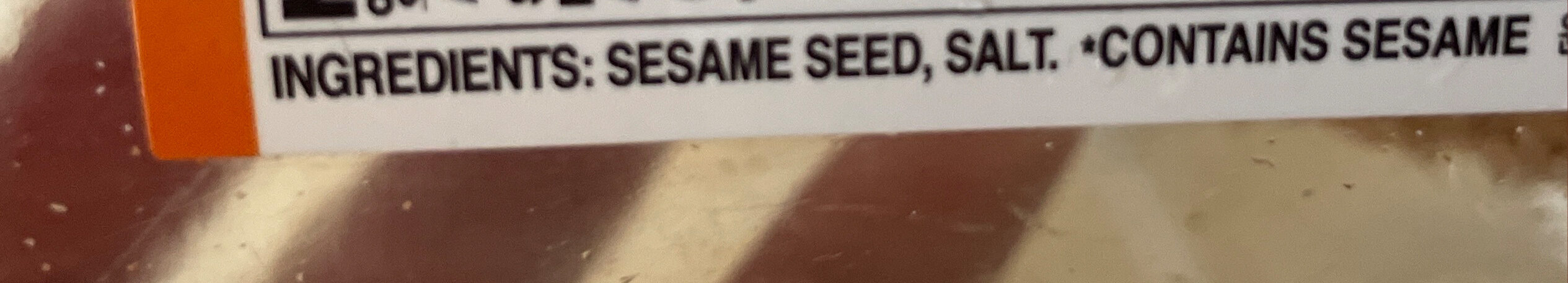 Roasted Sesame Seed: Crushed - Ingredients