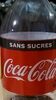 Coca cola sans sucre - Produit