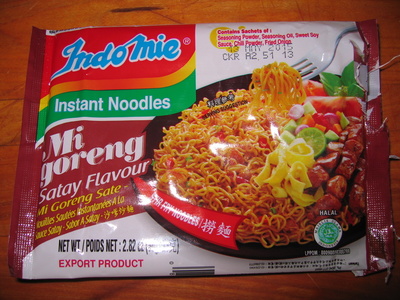 Instant noodles migoreng satay flavour - Product