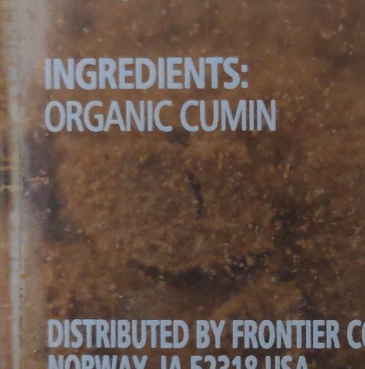 Cumin - Ingredients