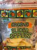 Organic sliced apples - Producto