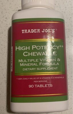 High potrncy chewable - Product