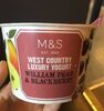 West Country Luxury Yogurt pear & Blackberry - Produkt